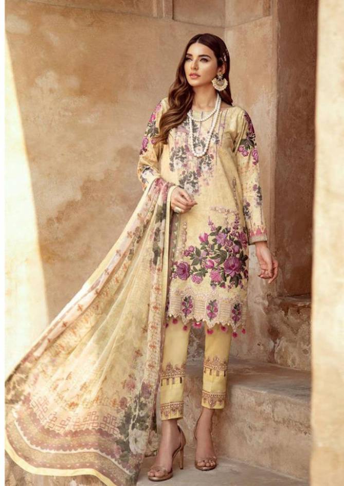 Apna Cotton Saniya 4 Latest Fancy Designer Karachi Dress Material Collection
